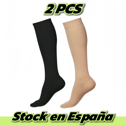 2-PACK Class 1 Medical Compression Socks – Knee High