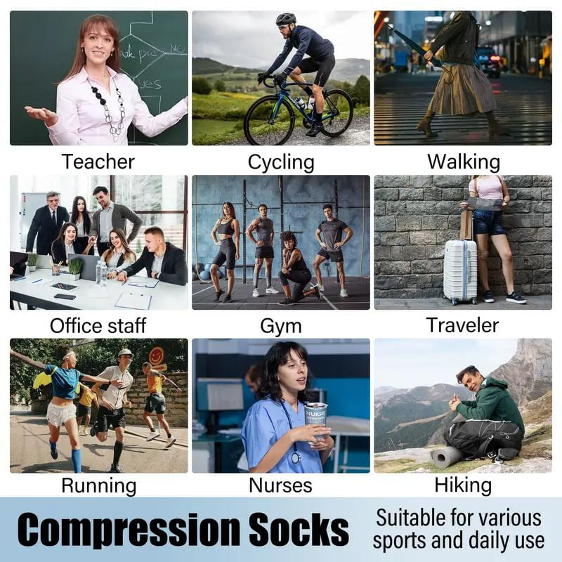 Class 1 Medical Compression Socks – without toe